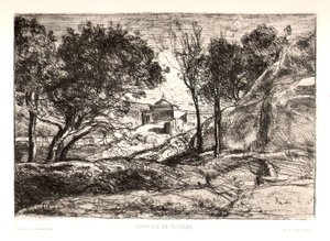 Erinnerung an die Toskana von Jean Baptiste Camille Corot